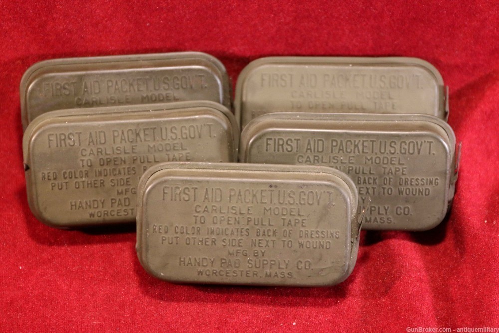 Five - WW2 Carlisle Bandages - Minty - All for one price-img-0