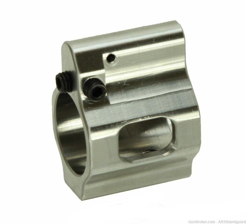 AR15 AR10.750 Adjustable gas block Low Profile STAINLESS STEEL -MADE IN USA-img-0