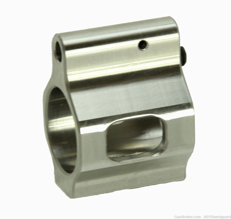 AR15 AR10.750 Adjustable gas block Low Profile STAINLESS STEEL -MADE IN USA-img-2