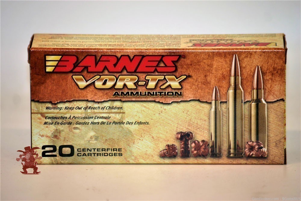 Barnes 450 BUSHMASTER VOR-TX 250 Grain TX FB 450 BM Copper Ammo 20 Rounds-img-2