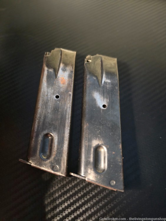 2X OEM Smith & Wesson 59 series magazine S&W with metal baseplate 15rd 9mm-img-0