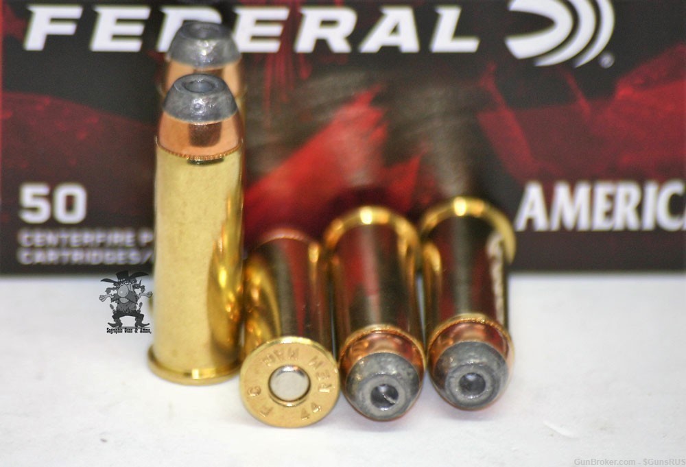 44 Magnum JHP FEDERAL AE 44 MAG hollow point 240 Grain 44mag Brass 50 RDS-img-3
