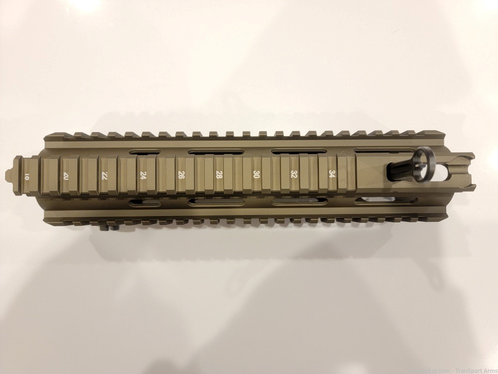 New HK416 MR556 Handguard with Flip Up Sight RAL8000 BRN Made in Germany-img-2