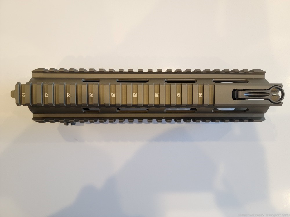 New HK416 MR556 Handguard with Flip Up Sight RAL8000 BRN Made in Germany-img-4