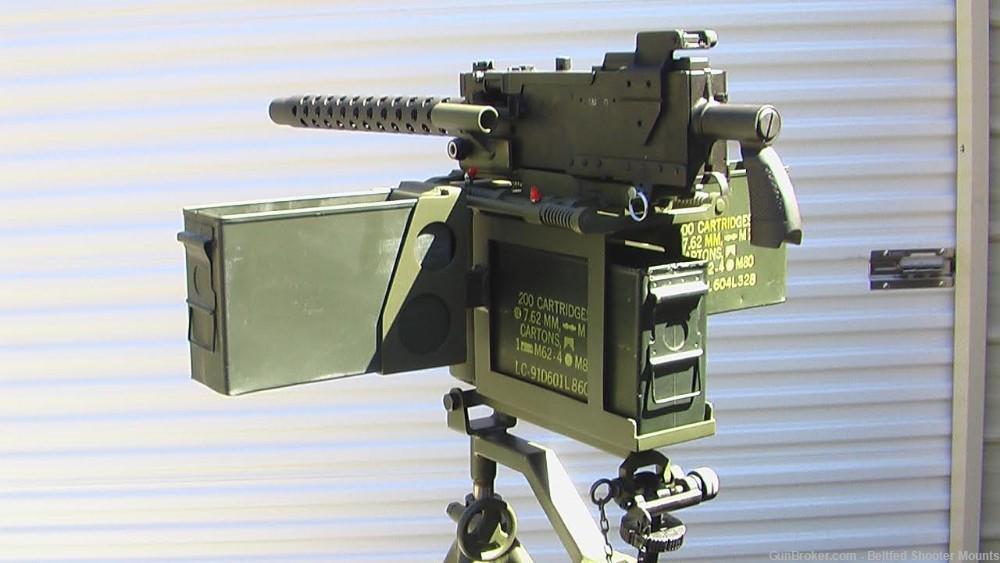 Custom Heavy AA Tripod with Buffered Recoil 1919 Mount-img-1