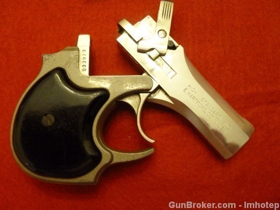 High Standard Nickel Derringer .22 Magnum -img-8