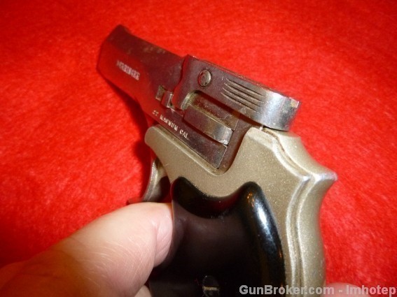 High Standard Nickel Derringer .22 Magnum -img-5