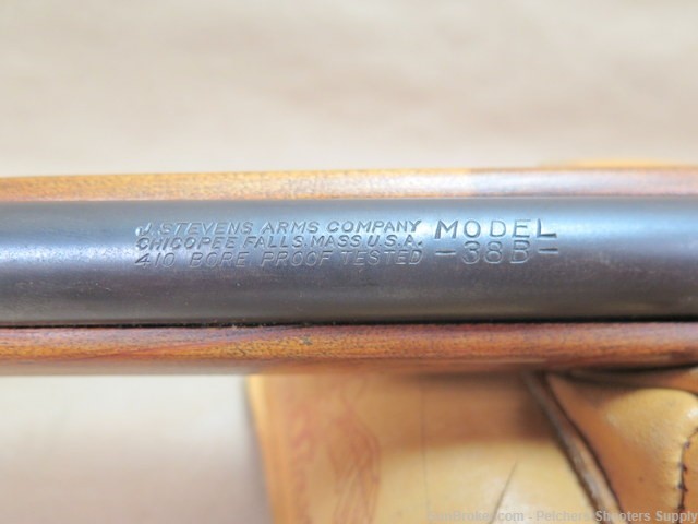 J Stevens Model 38B 410ga Bolt Action Shotgun Vintage Original C&R Okay-img-14