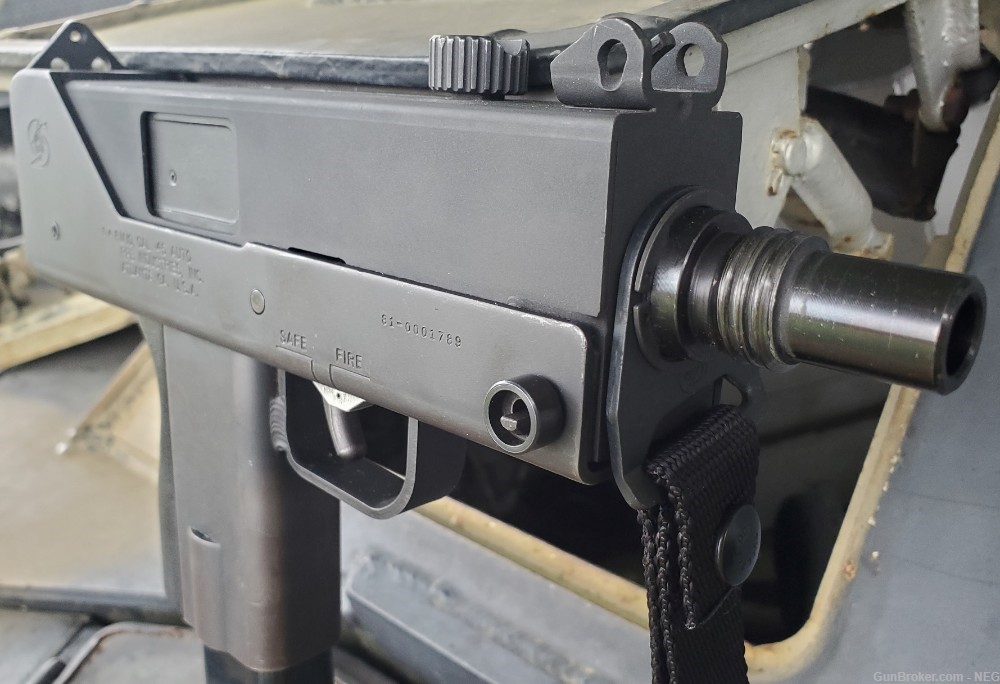 Rare 1981 Pre-Ban Cobray RPB Open Bolt M10 MAC-10 45 ACP Semi-Auto Pistol -img-3