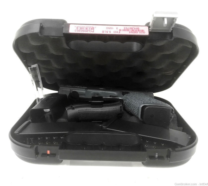 Glock 20 Gen4 10mm  4.61" Barrel One Of a Kind USA Flag Semi Auto Pistol-img-24