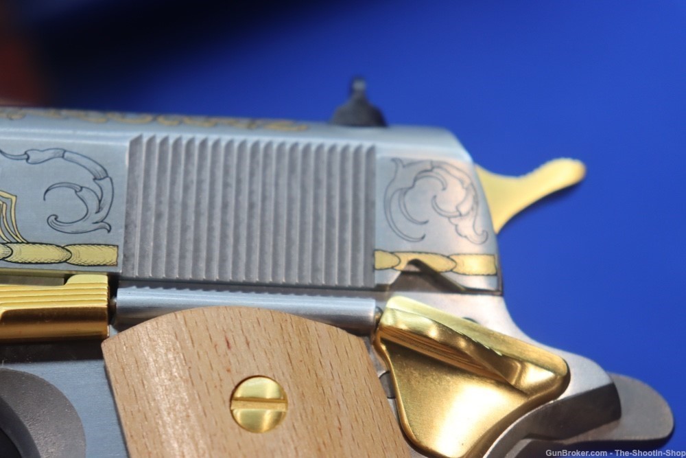 Colt Untamed Series ALACRAN 1911 Pistol GOLD ENGRAVED 38 Super 1 of 200 New-img-25