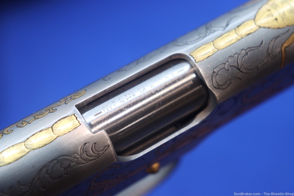 Colt Untamed Series ALACRAN 1911 Pistol GOLD ENGRAVED 38 Super 1 of 200 New-img-19