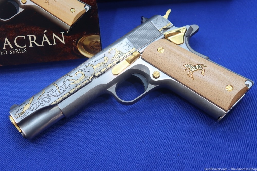 Colt Untamed Series ALACRAN 1911 Pistol GOLD ENGRAVED 38 Super 1 of 200 New-img-2