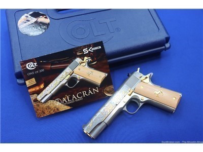 Colt Untamed Series ALACRAN 1911 Pistol GOLD ENGRAVED 38 Super 1 of 200 New