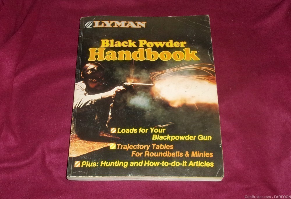 LYMAN BLACK POWDER HANDBOOK, 240 PAGES, 11X8.5" (1975)-img-0