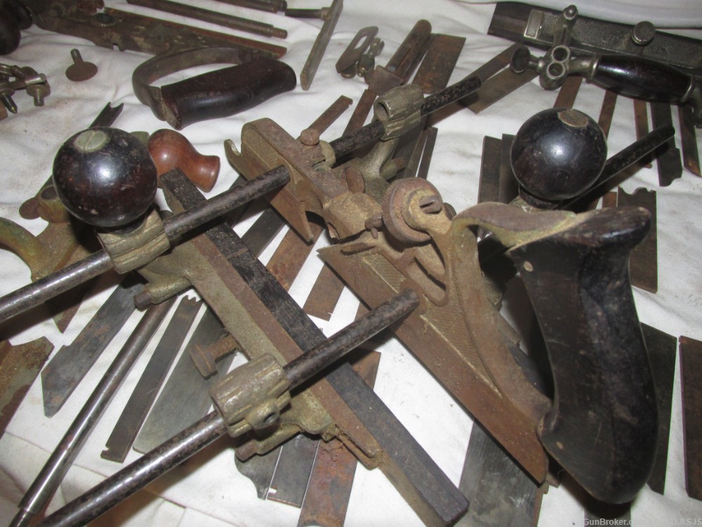 wood working tools  stanley  antique old. 45 55-img-7