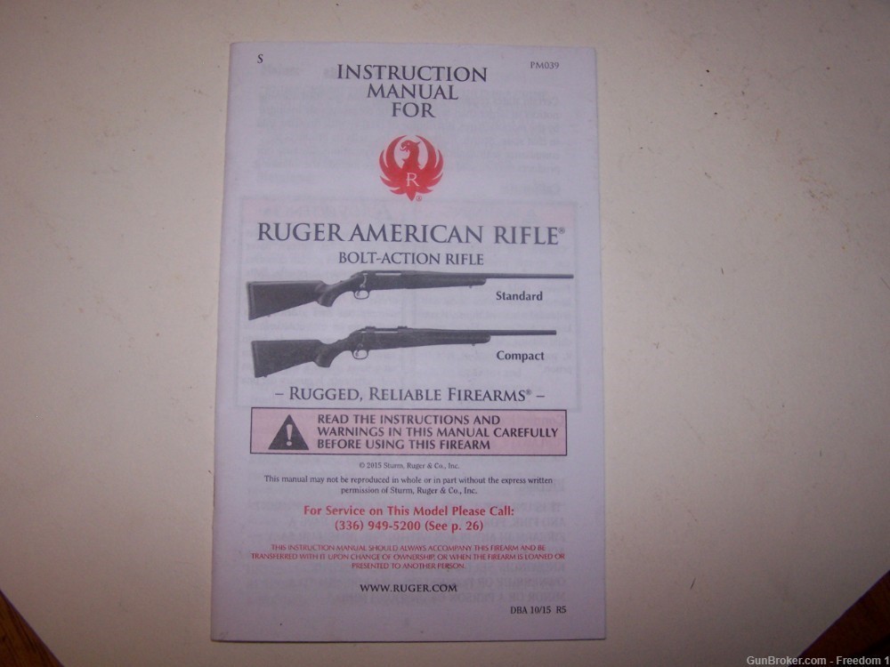 Ruger American Rifle Bolt - Action  Manual-img-0