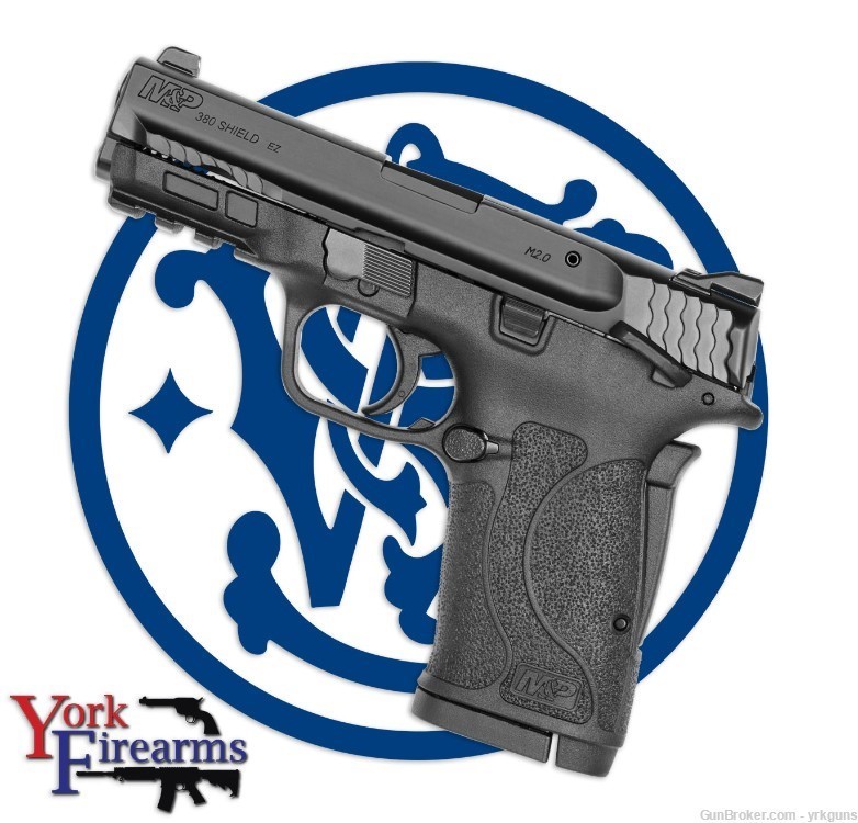 Smith & Wesson M&P380 Shield EZ M2.0 380ACP Thumb-Safety Handgun NEW 11663-img-0