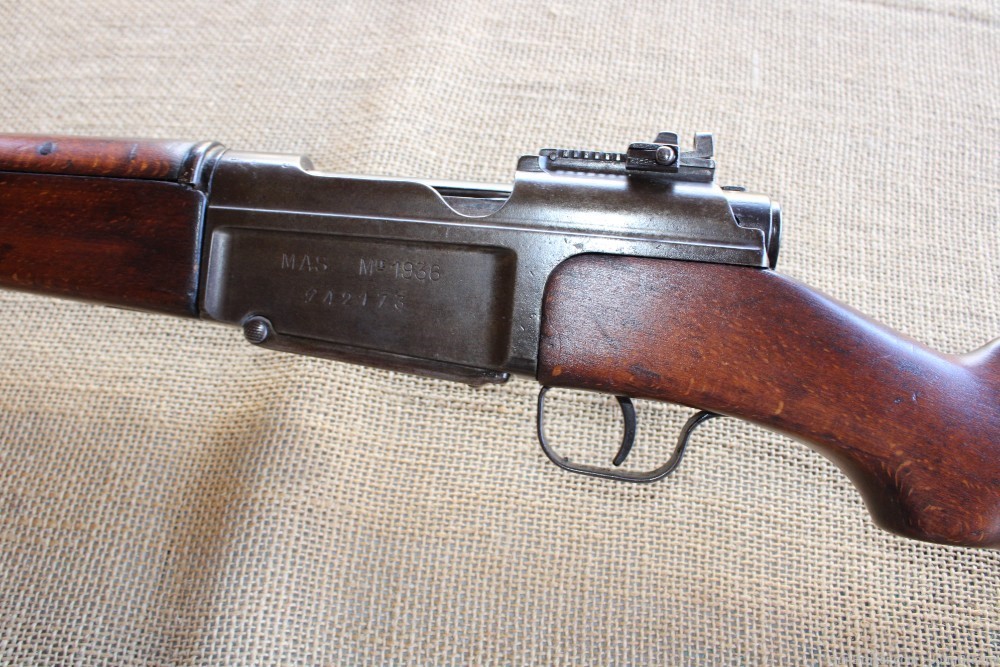 French Mas Model 1936 7.5x54mm Bolt Rifle w/Spike Bayonet NICE!-img-8