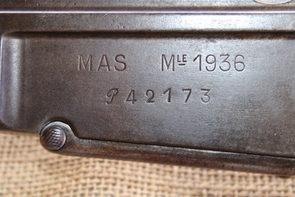French Mas Model 1936 7.5x54mm Bolt Rifle w/Spike Bayonet NICE!-img-7
