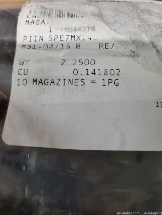 Beretta 92/M9 surplus 15rd magazines lot of 10 new-img-1