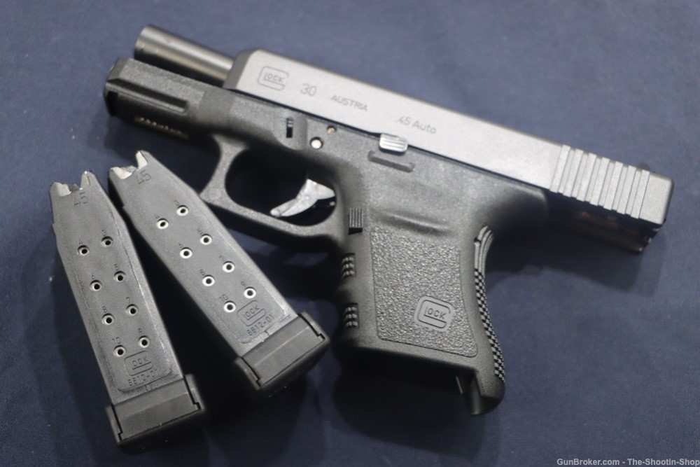 Glock Model G30SF GEN3 Pistol 45ACP Compact 10RD AUSTRIA G30 SF 30 45 NEW -img-13