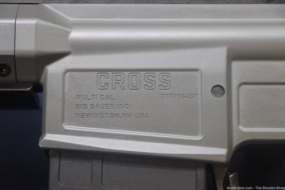 Sig Sauer CROSS PRS Rifle 6.5 CREEDMOOR 24" Heavy Threaded Folder Grey NEW-img-32