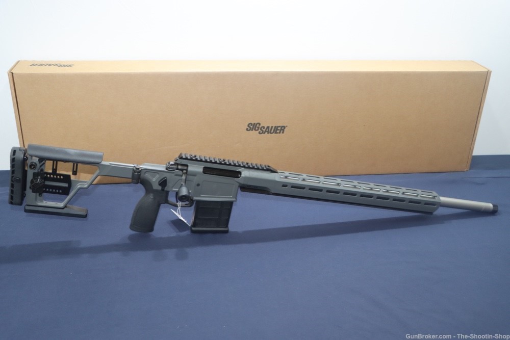Sig Sauer CROSS PRS Rifle 6.5 CREEDMOOR 24" Heavy Threaded Folder Grey NEW-img-0