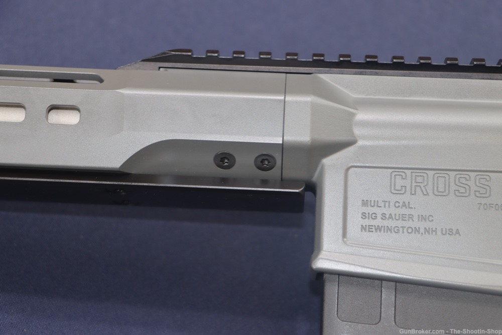 Sig Sauer CROSS PRS Rifle 6.5 CREEDMOOR 24" Heavy Threaded Folder Grey NEW-img-33