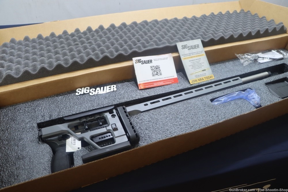 Sig Sauer CROSS PRS Rifle 6.5 CREEDMOOR 24" Heavy Threaded Folder Grey NEW-img-7