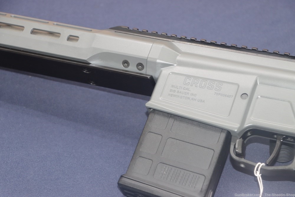 Sig Sauer CROSS PRS Rifle 6.5 CREEDMOOR 24" Heavy Threaded Folder Grey NEW-img-28