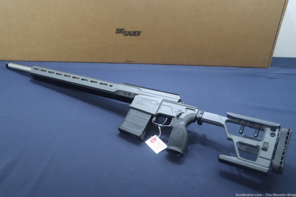 Sig Sauer CROSS PRS Rifle 6.5 CREEDMOOR 24" Heavy Threaded Folder Grey NEW-img-24