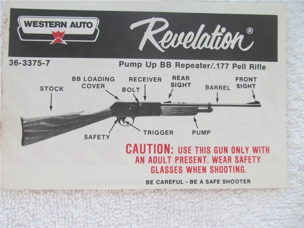 Revelation Model 36-3375-7 Pellet Rifle-img-0