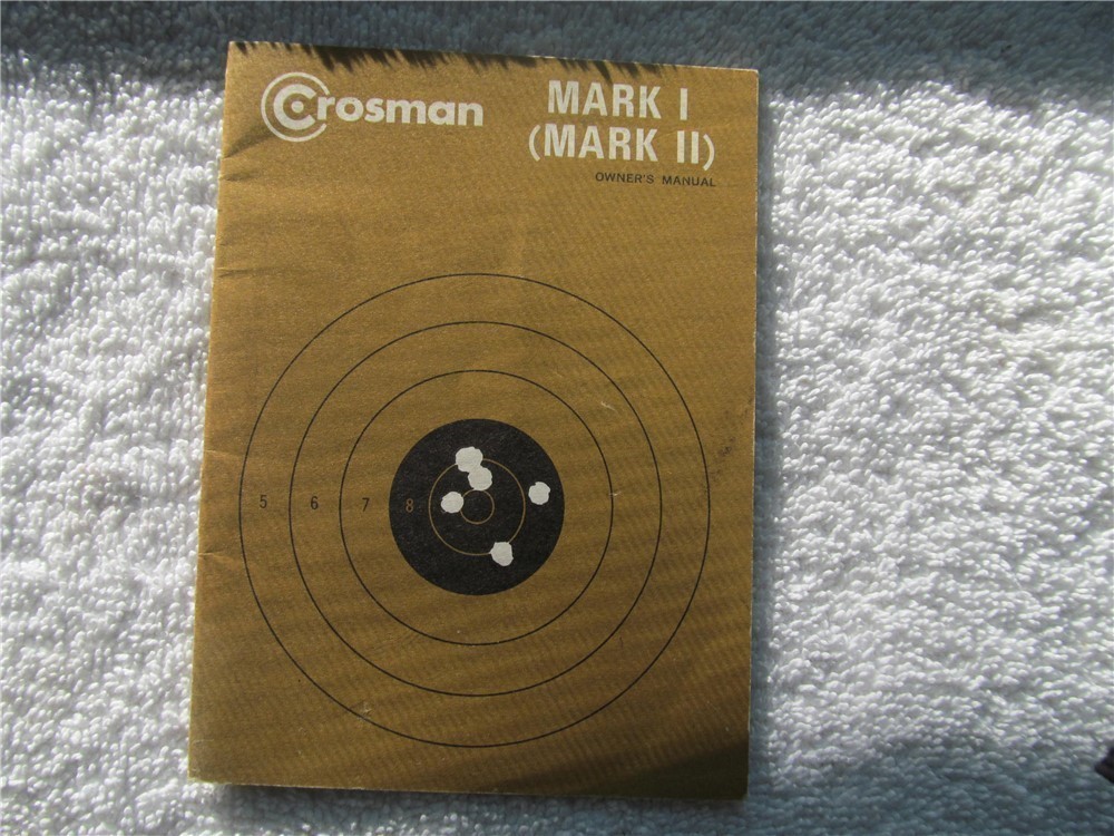 Crosman Mark I & Mark II Owner's Manual-img-0