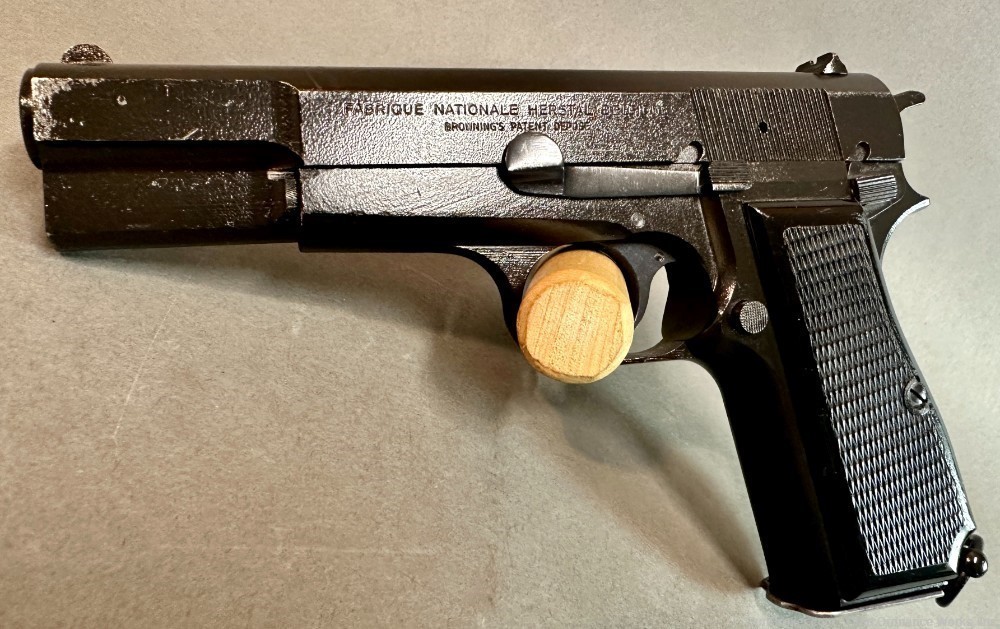 FN Belgium made Browning Hi Power Pistol-img-1