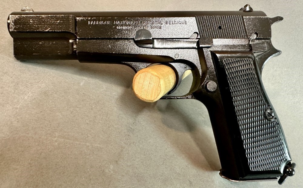 FN Belgium made Browning Hi Power Pistol-img-2
