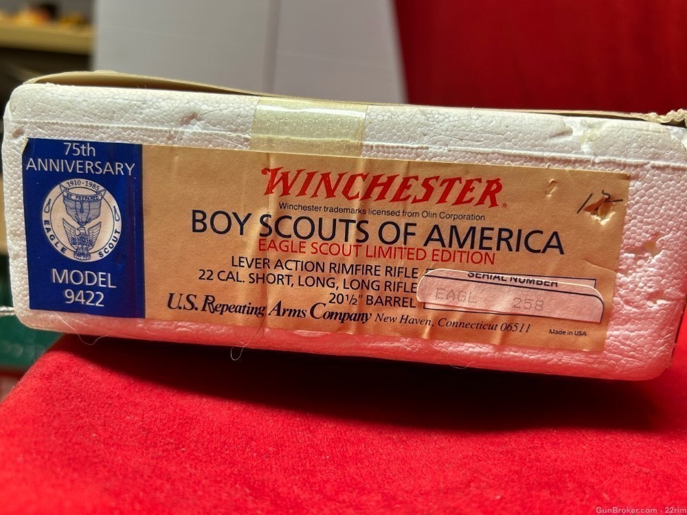 Winchester 94-22 Boy Scouts of America Set, #258,2 Guns,All boxes & cases-img-59