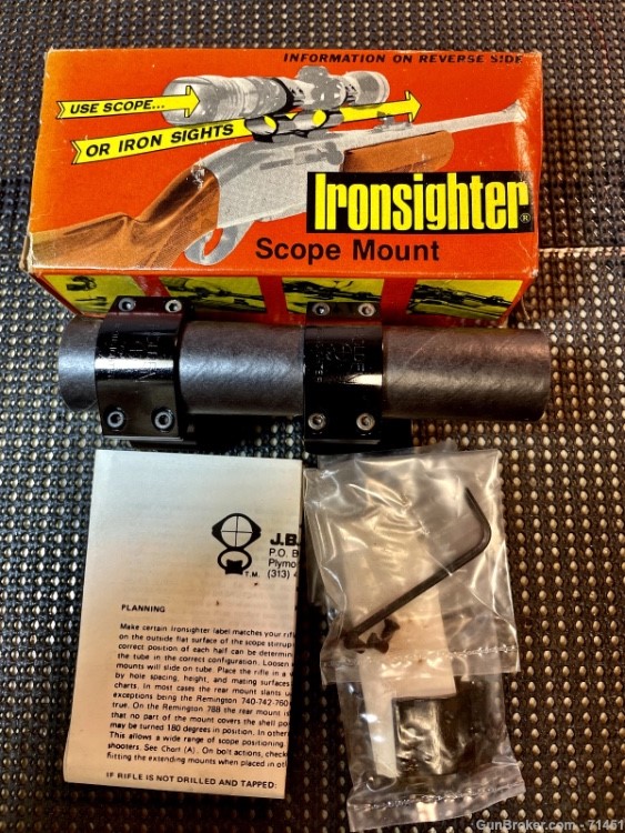 J. B. Holden IRONSIGHTER Scope Mount Winchester 94 AE Angle Eject-img-0