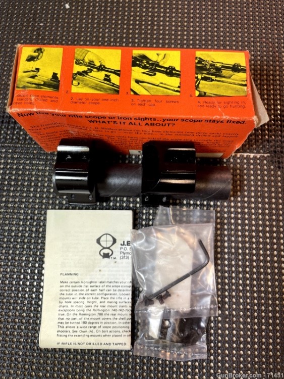 J. B. Holden IRONSIGHTER Scope Mount Winchester 94 AE Angle Eject-img-2