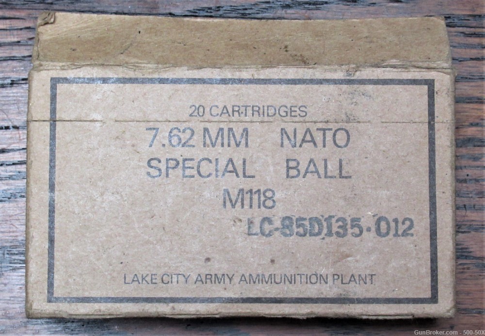 .308 Lake City 7.62mm Nato Special Ball Cases Headstamp  LC 85  200 count -img-2
