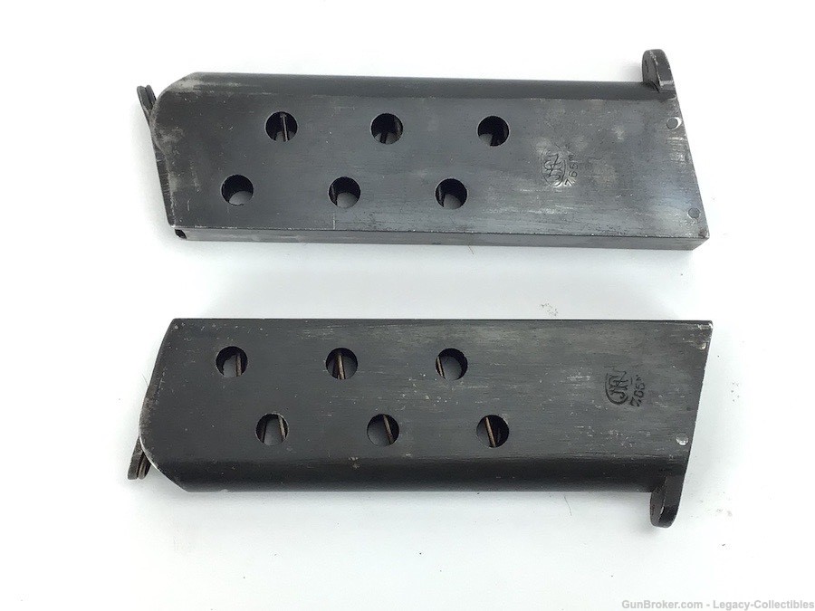 Set of 2 - FN 1910 Magazines - 7.65mm WWII Pistol Part-img-0