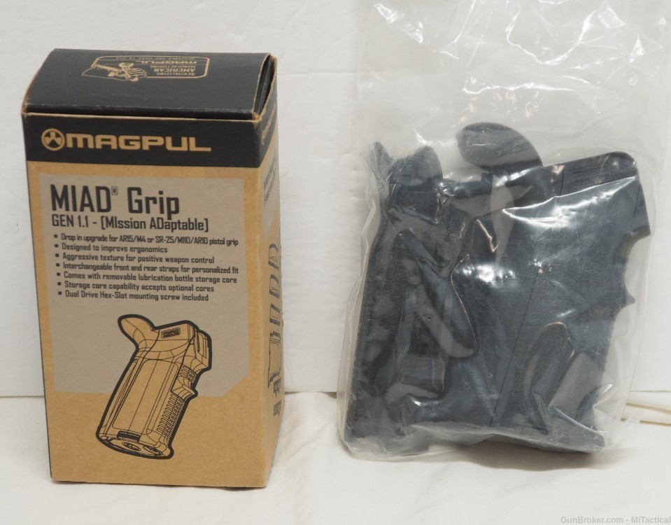Magpul MIAD Gen 1.1 Grip Kit Type 2 Grey MAG521-GRY (7.62/AR10) -img-0
