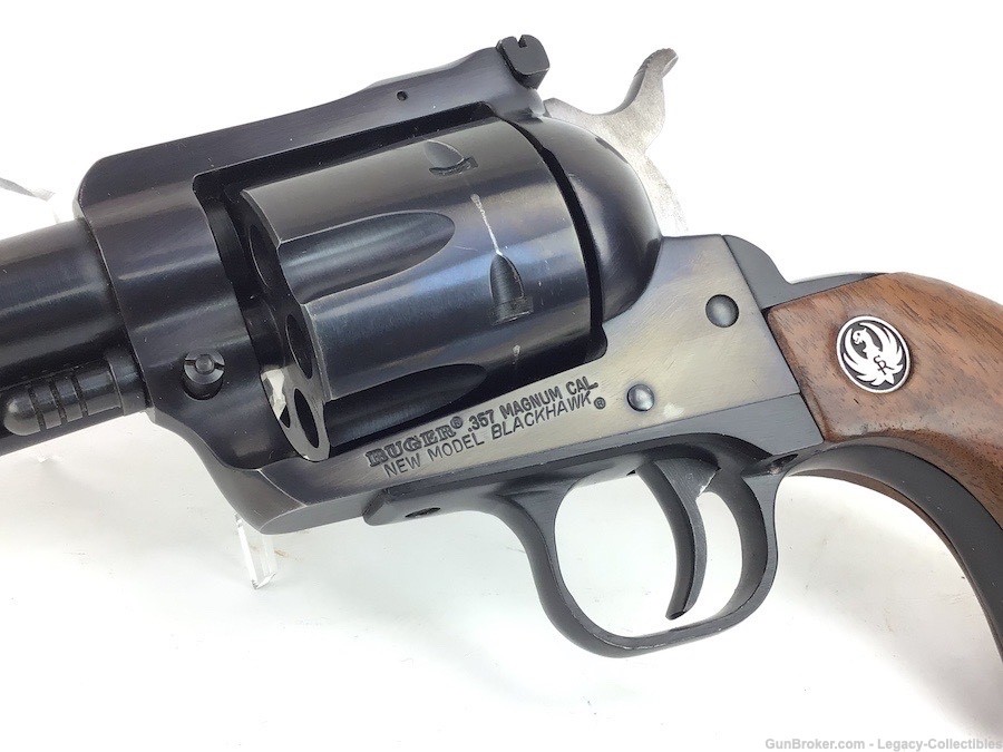 Excellent Ruger New Model Blackhawk .357 Magnum Cowboy Single Action -img-4
