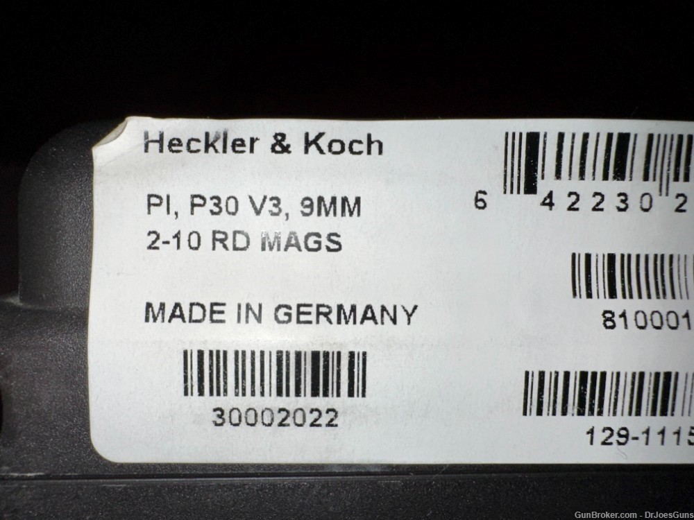 John Wick Heckler & Koch P30 V3 w/ Compensator - 10 Round Version-img-6