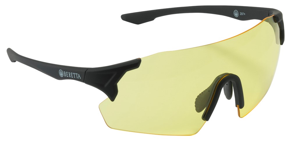 Beretta USA OC061A28540229UNI Challenge EVO Glasses Yellow Lens Black Frame-img-0
