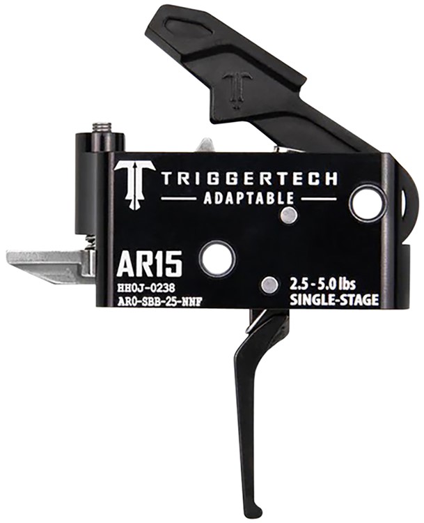 TriggerTech  Adaptable  Flat Single-Stage 2.5-5.0 lbs Adjustable for AR-15-img-0