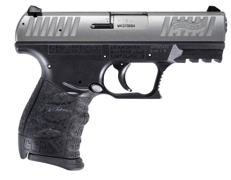 Walther CCP M2, 9mm, 3.54 Barrel, 8+1 Round capacity, Black polymer frame, -img-0