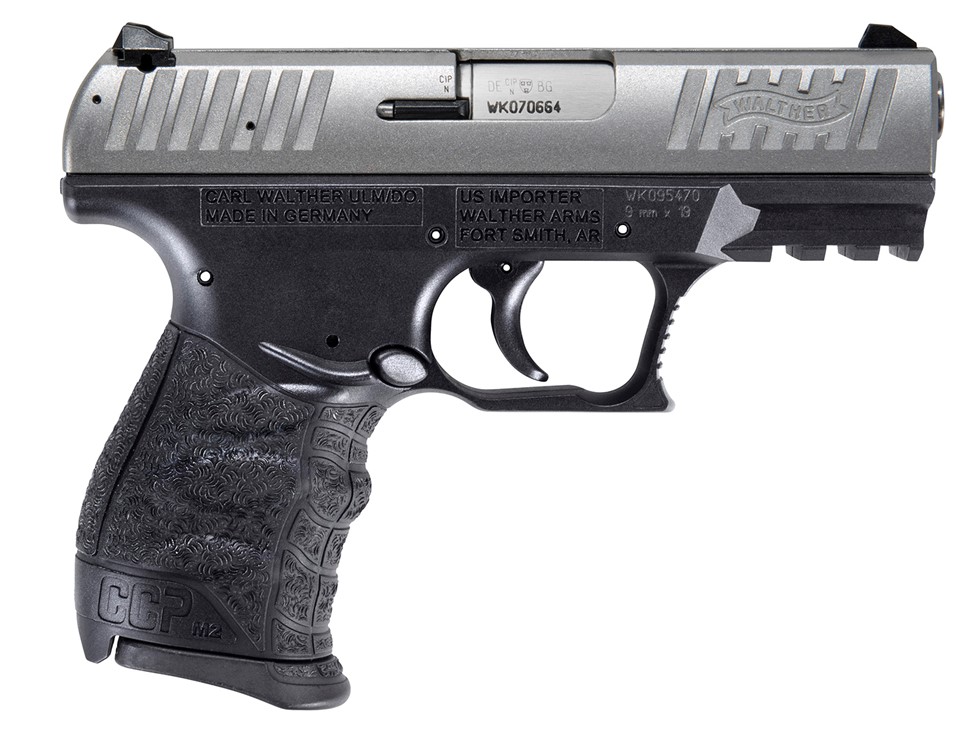 Walther CCP M2, 9mm, 3.54 Barrel, 8+1 Round capacity, Black polymer frame, -img-1