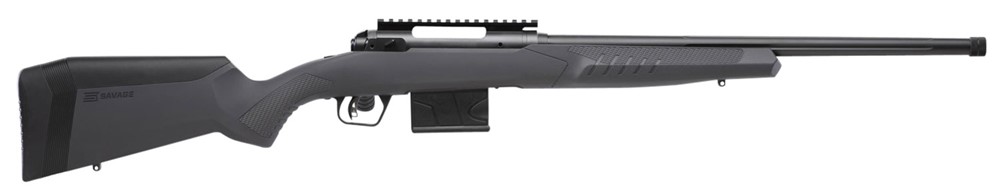 Savage Arms 110 Tactical, 308Win, 24, 10+1, Black metal, Gray stock, 57009-img-1
