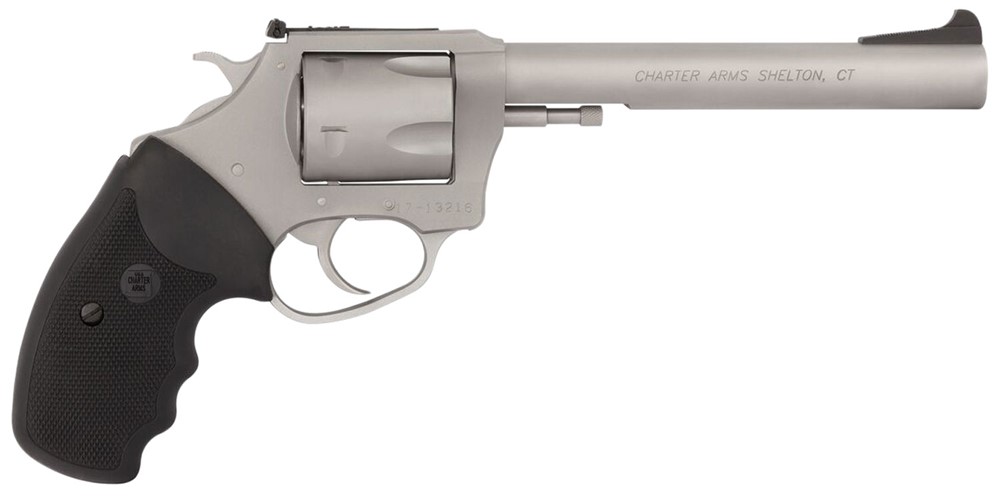 Charter Arms Pitbull Large 9mm Luger, 5 Shot 6 Matte Stainless Steel Barrel-img-0